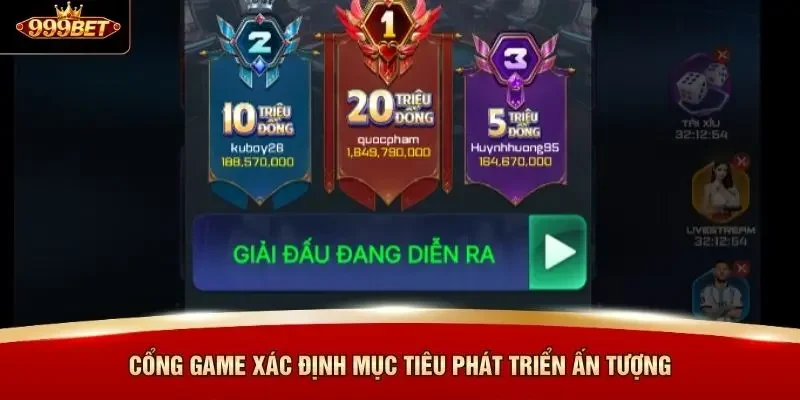 Cổng game xác định mục tiêu phát triển ấn tượng